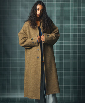 【26AW PRE-ORDER】【Italian Dead Stock Fabric】プライムオーバーステンカラーコート