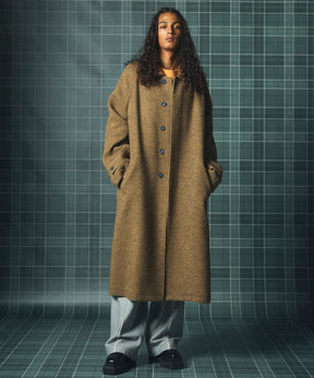 【26AW PRE-ORDER】【Italian Dead Stock Fabric】プライムオーバーステンカラーコート