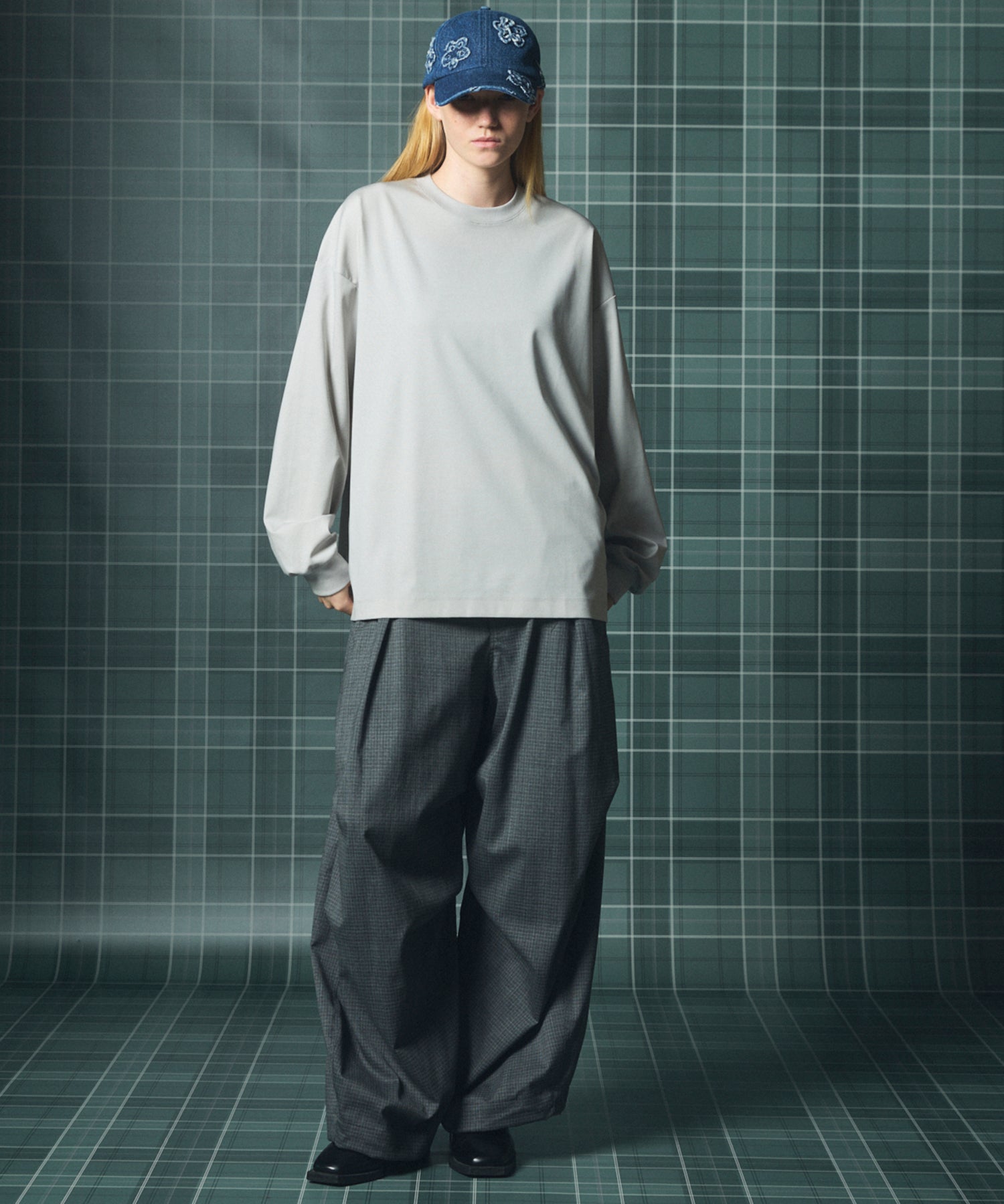 [26AW PRE-ORDER] Banana Curve Silhouette Prime-Wide Cargo Trousers
