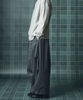 [26AW PRE-ORDER] Banana Curve Silhouette Prime-Wide Cargo Trousers