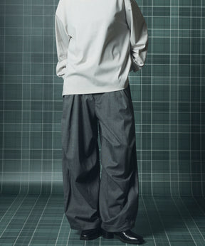 [26AW PRE-ORDER] Banana Curve Silhouette Prime-Wide Cargo Trousers