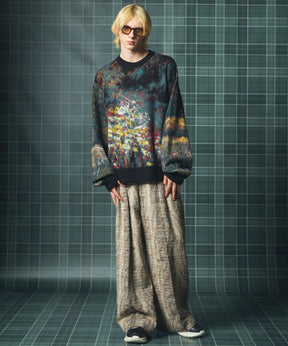 [Italian Dead Stock Fabric] Prime-Over Regular Collar Long Sleeve Shirt