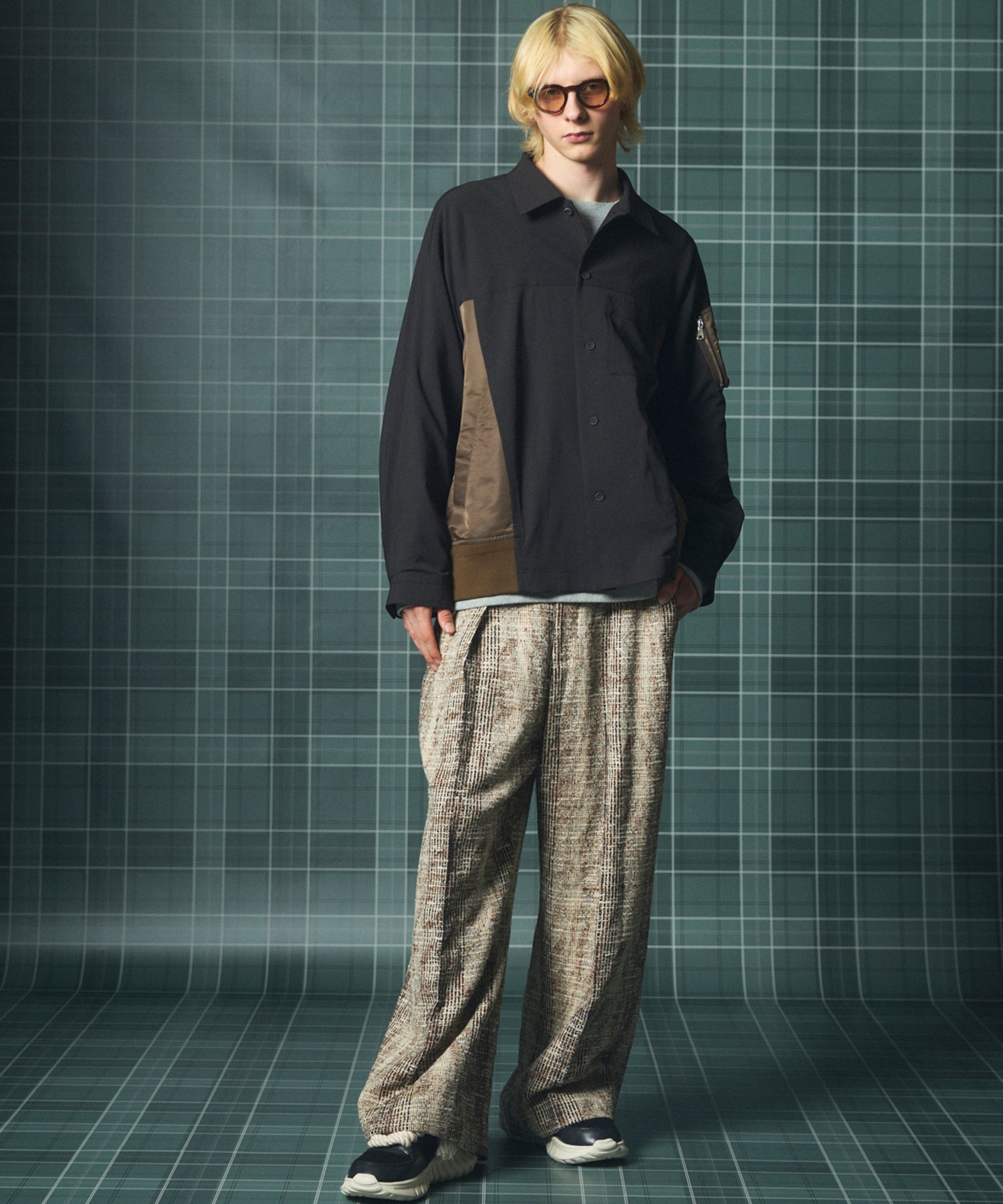 【26AW PRE-ORDER】MA-1ドッキングプライムオーバーロングスリーブシャツ