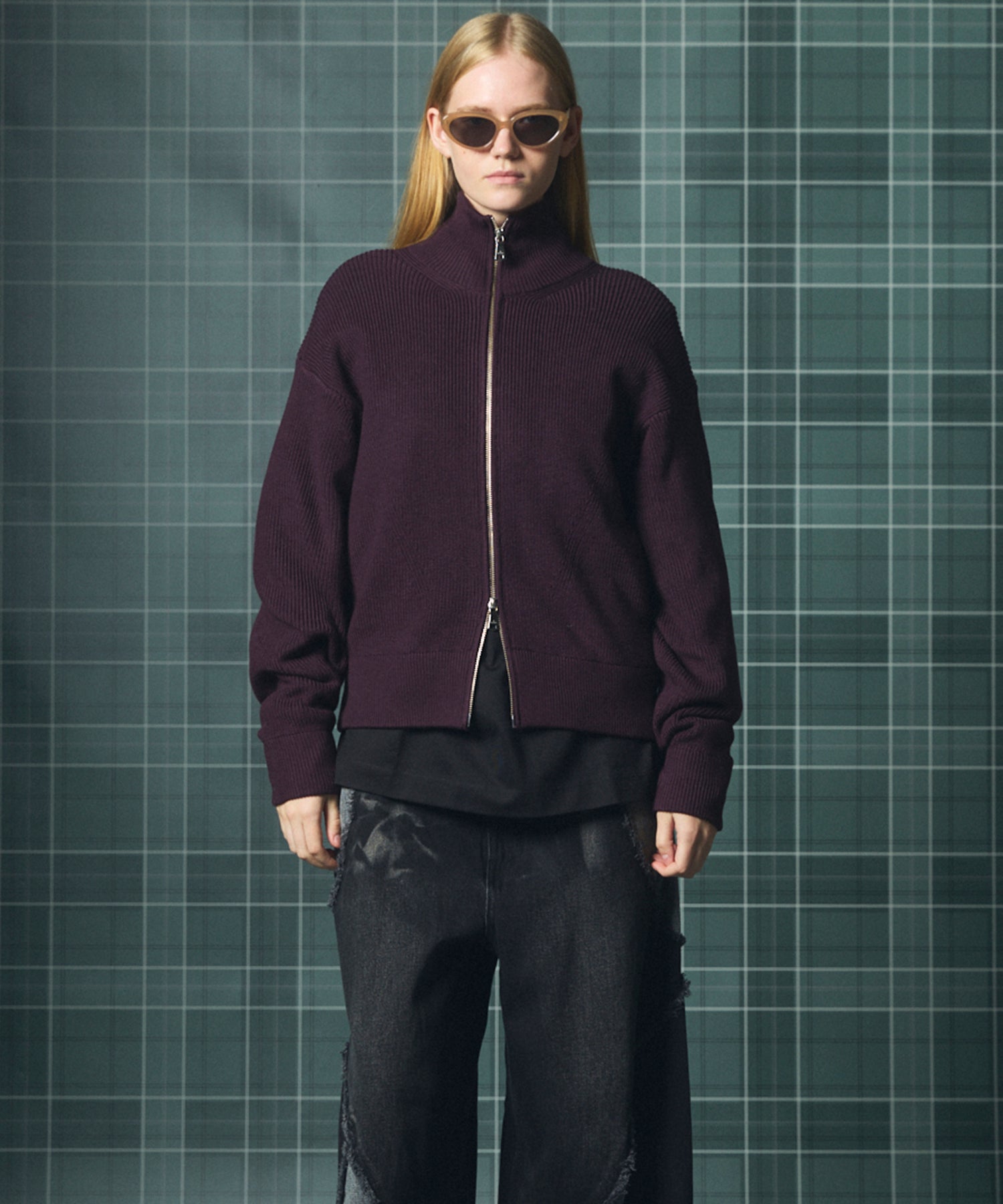 C/A Prime-Over Drivers Zip Knit