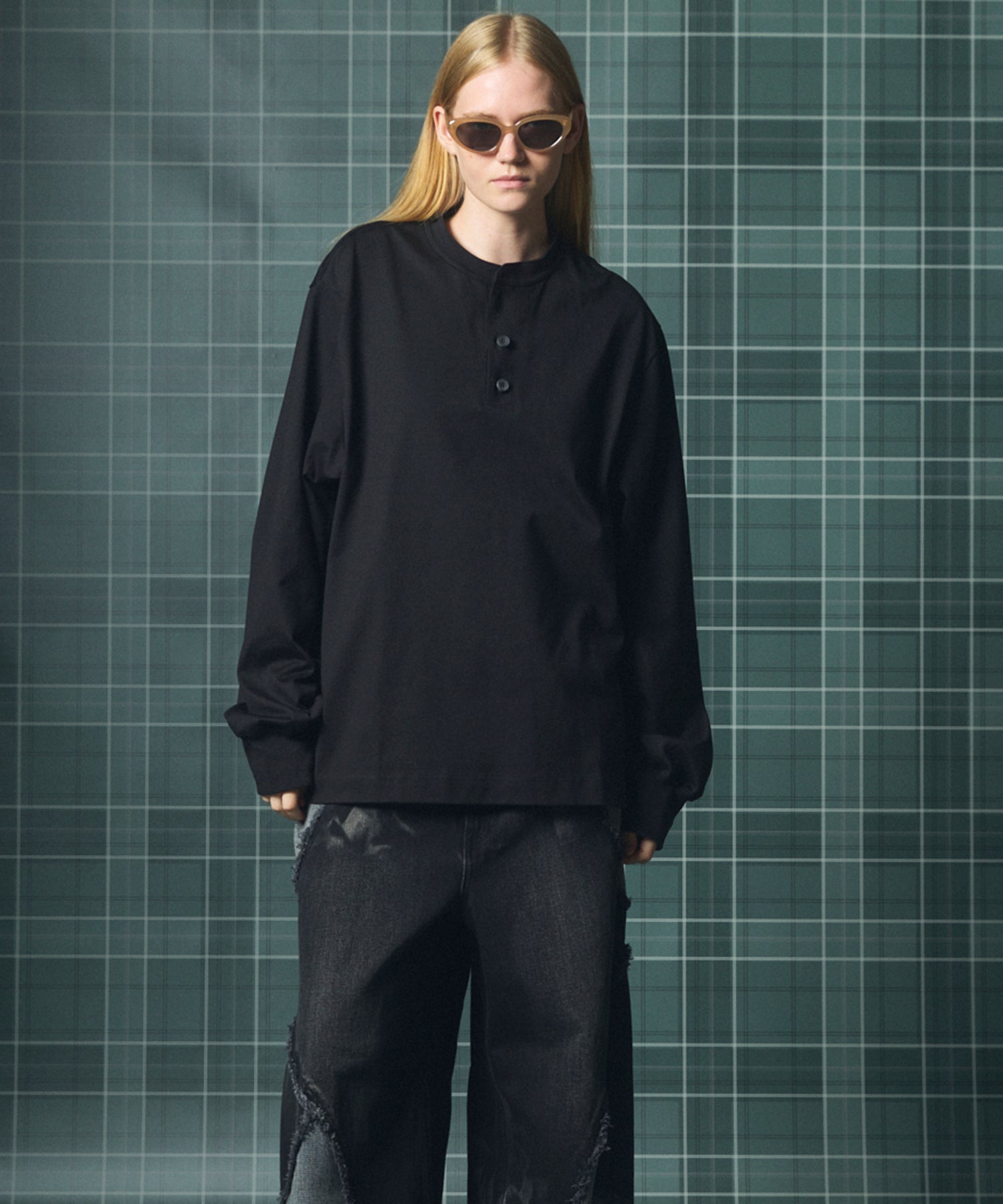 Airy Striped Gabardine Prime-Over Short-sleeved Shirt