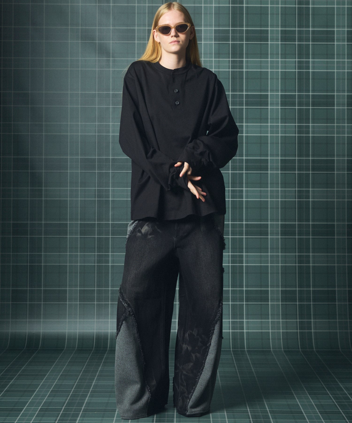Airy Striped Gabardine Prime-Over Short-sleeved Shirt