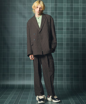 [26AW PRE-ORDER] Butcher fabric prime wide one tuck slacks