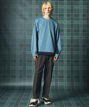 [26AW PRE-ORDER] Butcher fabric prime wide one tuck slacks