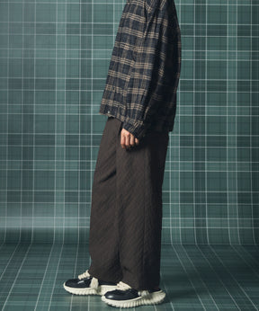 [26AW PRE-ORDER] Butcher fabric prime wide one tuck slacks