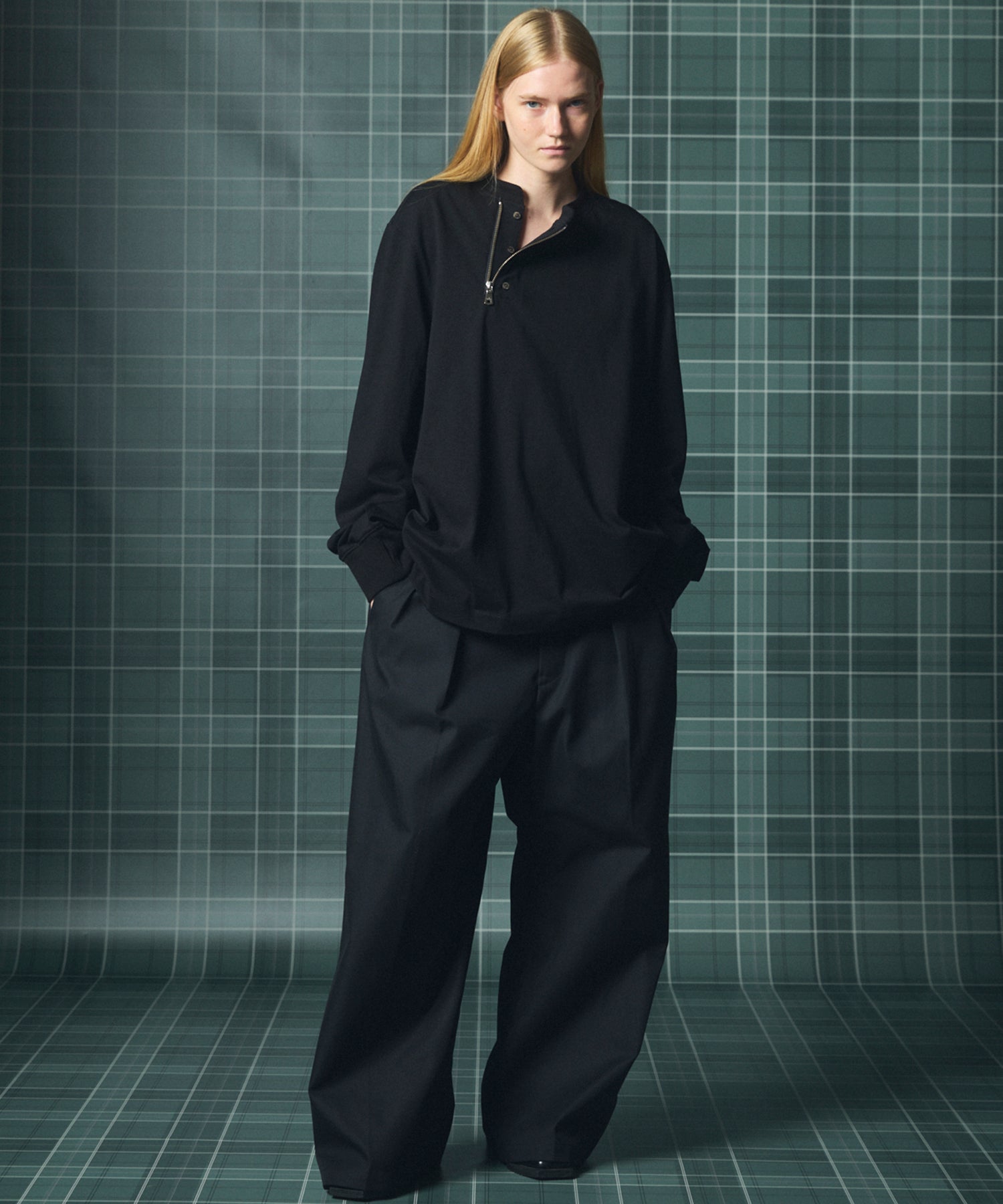 [26AW PRE-ORDER] Banana Curve Silhouette Prime-Wide Cargo Trousers