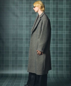 [26AW PRE-ORDER] [Italian dead stock fabric] Prime over regular collar shirt coat