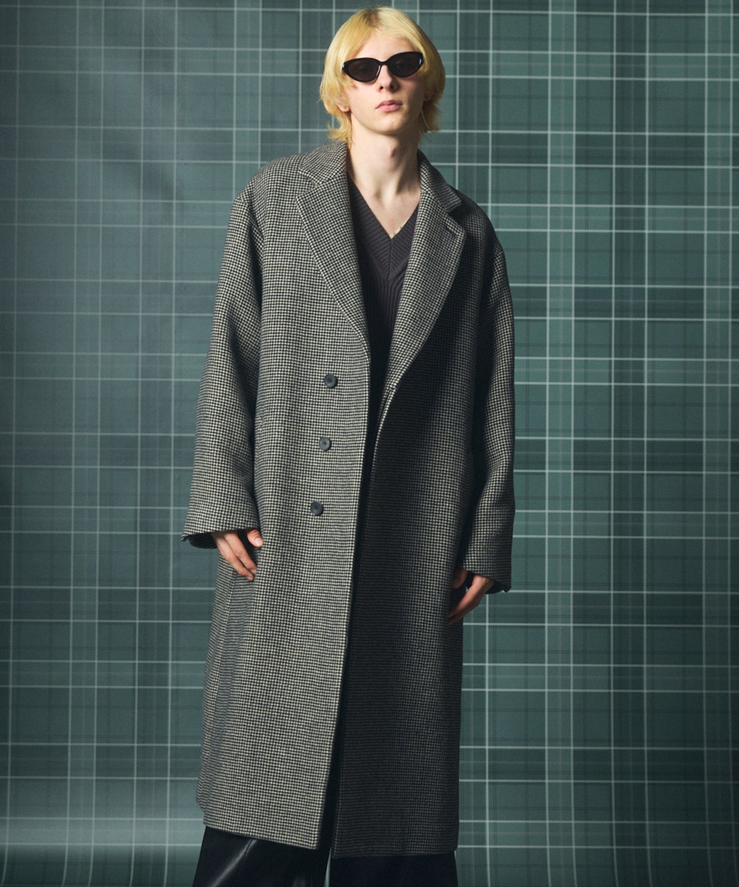 [26AW PRE-ORDER] [Italian dead stock fabric] Prime over regular collar shirt coat