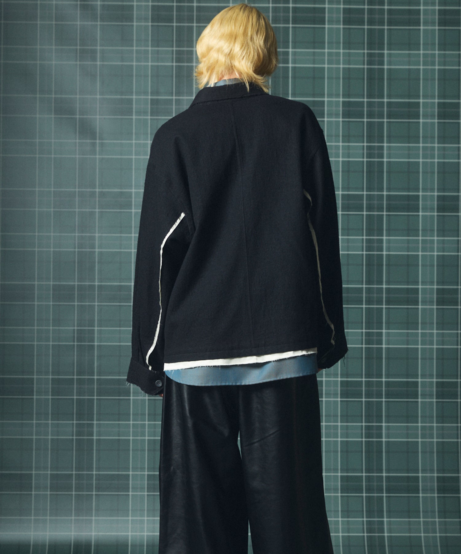 【26AW PRE-ORDER】ウールコットントリミングミックスプライムオーバーファティーグシャツジャケット