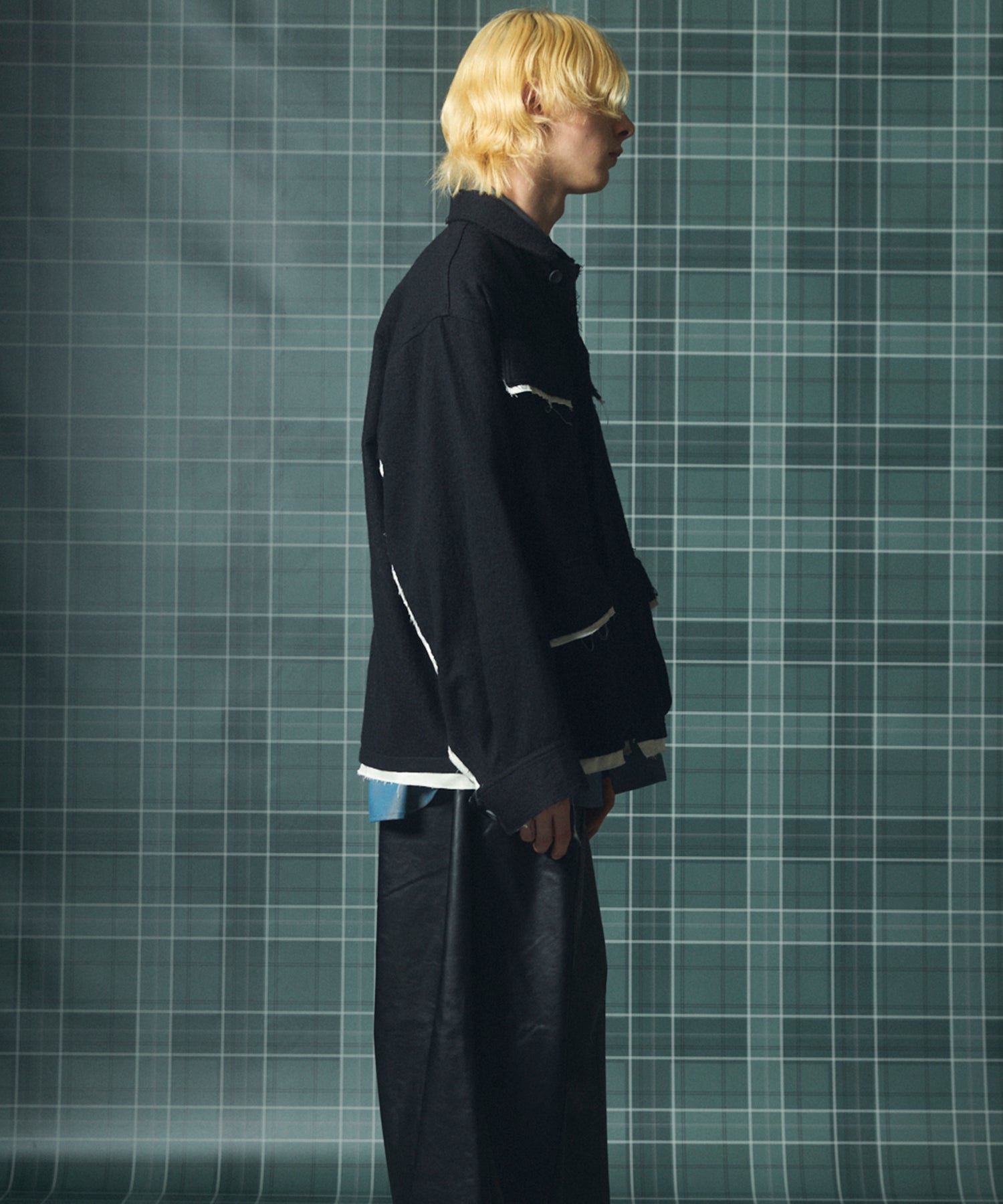 【26AW PRE-ORDER】ウールコットントリミングミックスプライムオーバーファティーグシャツジャケット