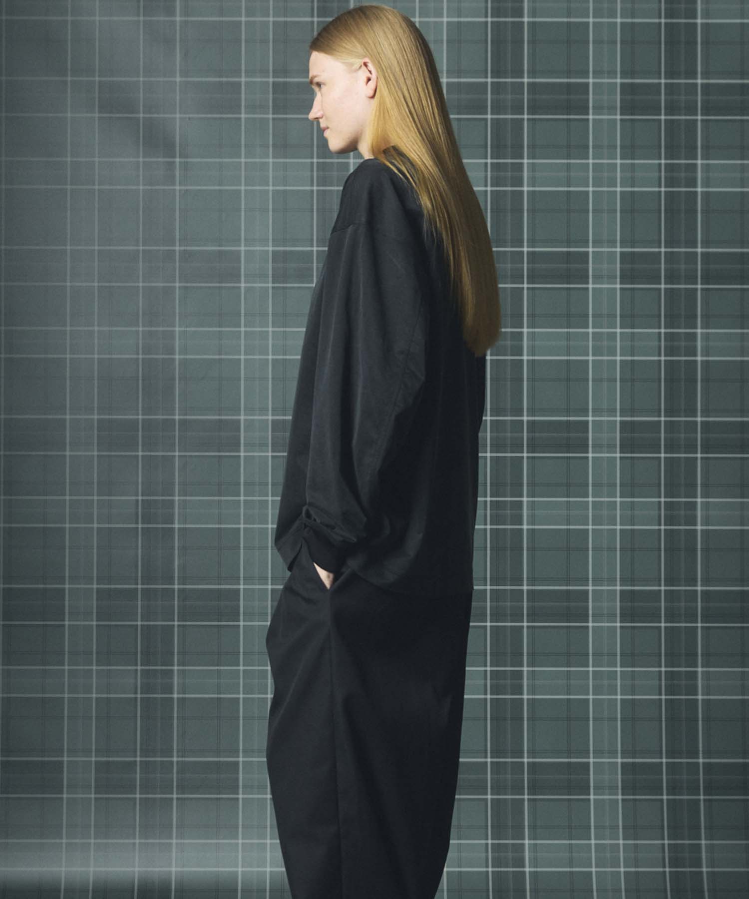 フィブリルキュプラプライムオーバーロングスリーブTシャツ