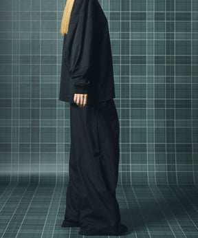 [26AW PRE-ORDER] Banana Curve Silhouette Prime-Wide Cargo Trousers