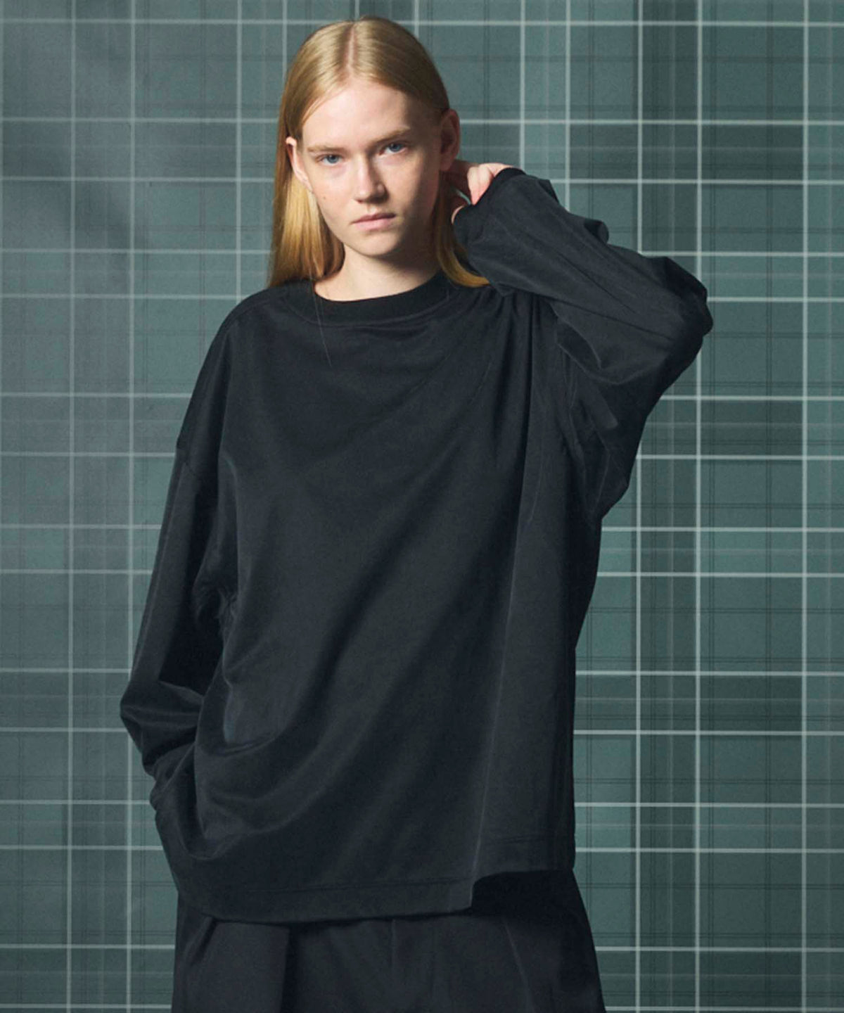 フィブリルキュプラプライムオーバーロングスリーブTシャツ