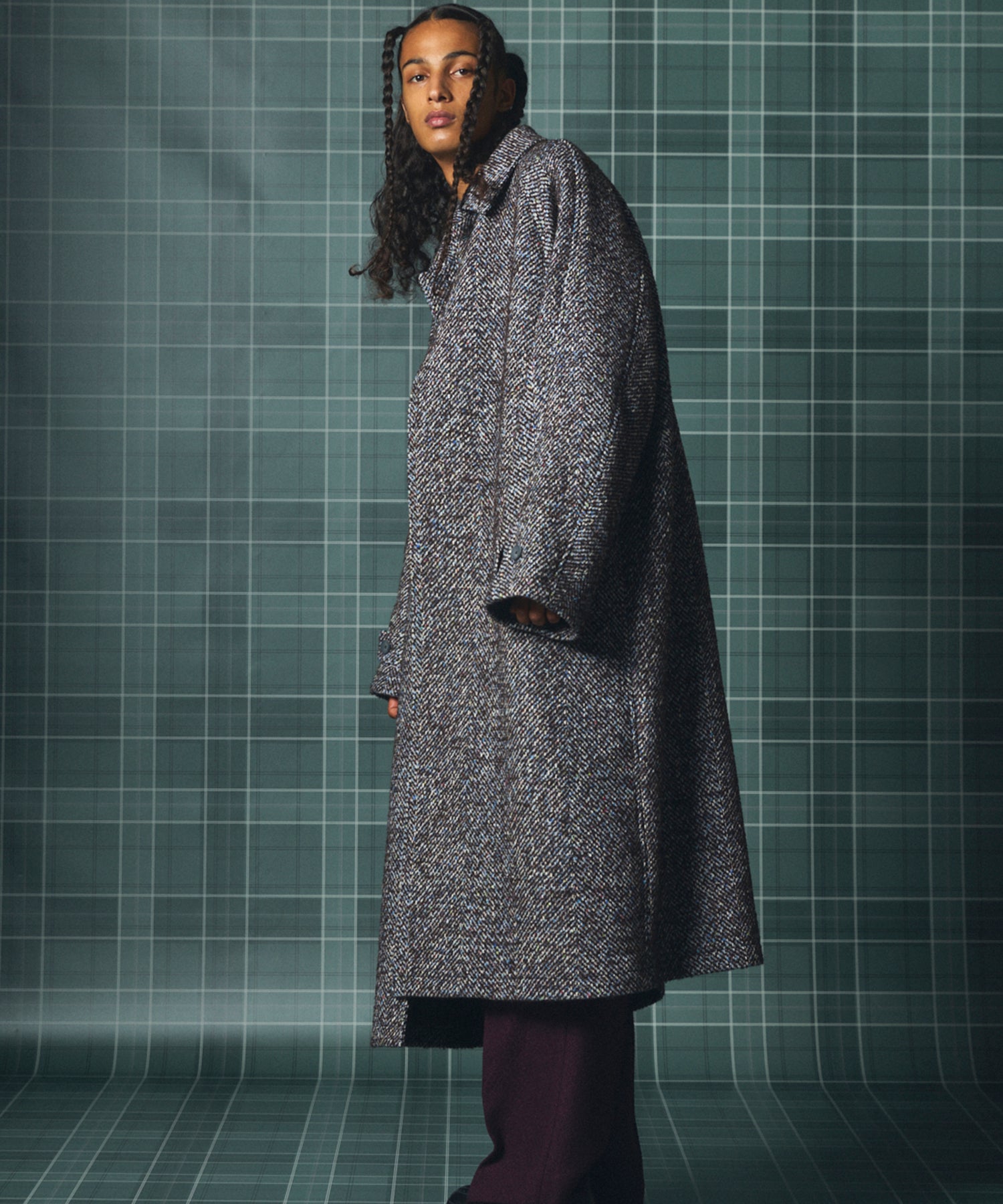 【26AW PRE-ORDER】【Italian Dead Stock Fabric】プライムオーバーステンカラーコート