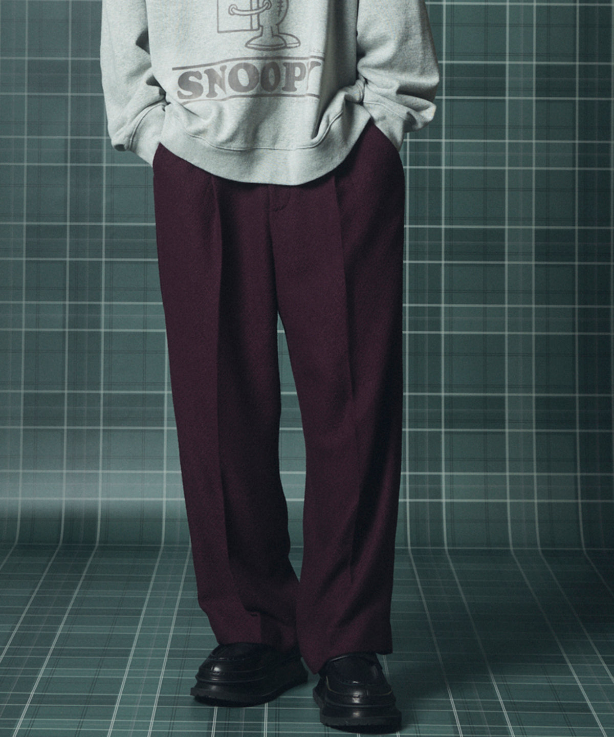 【26AW PRE-ORDER】ブッチャーファブリックプライムワイドワンタックスラックス