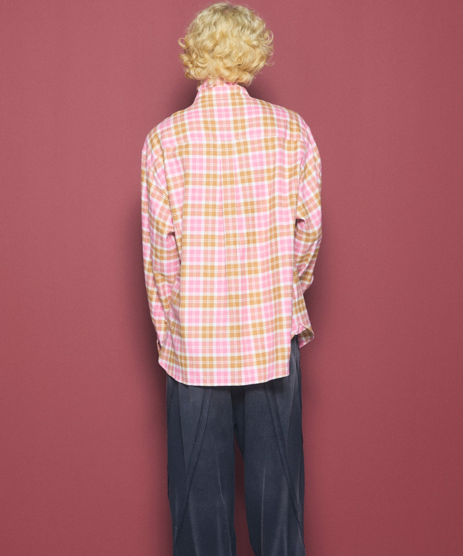 [26AW PRE-ORDER] [Italian dead stock fabric] Prime over regular collar shirt coat