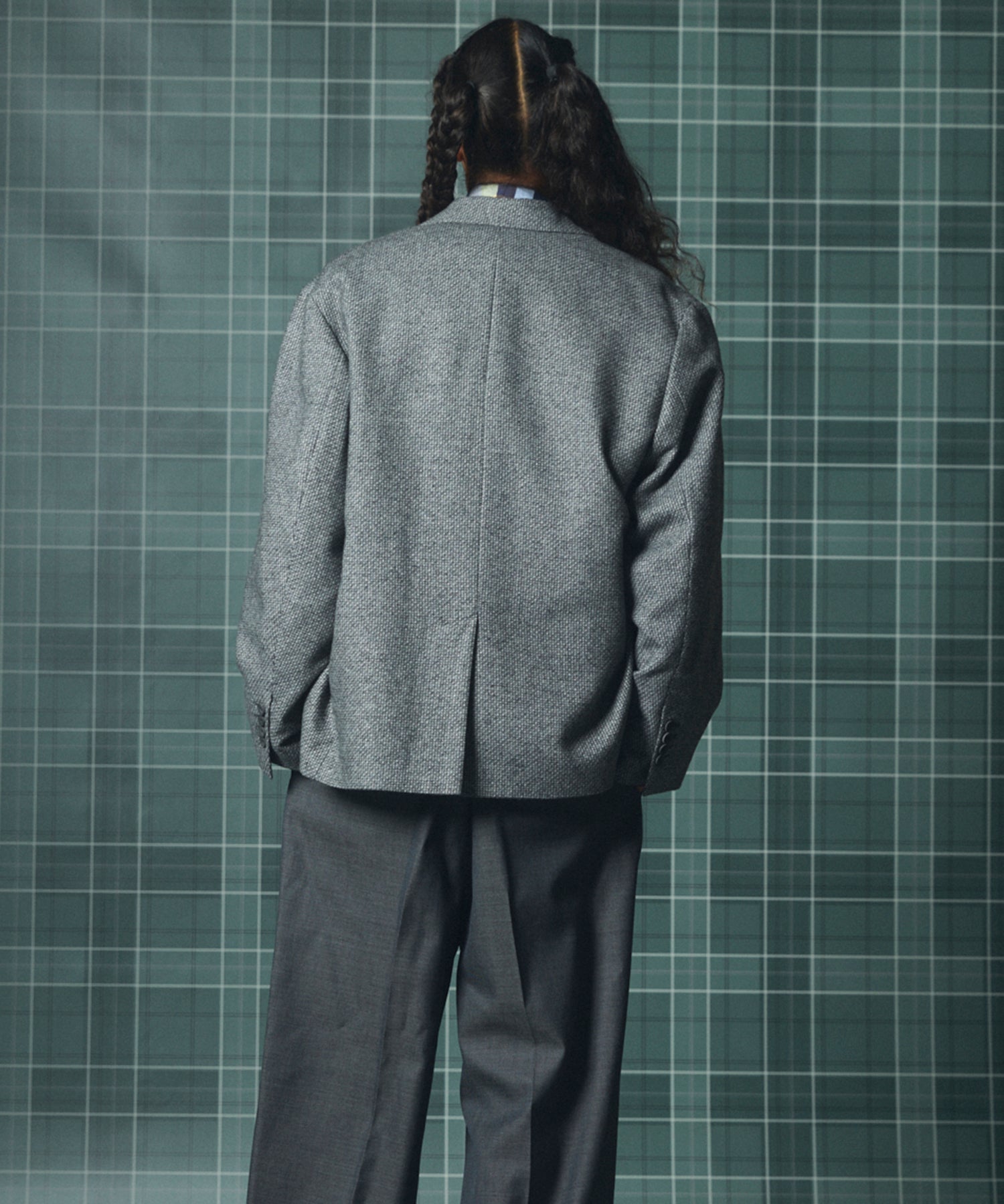 【Italian Dead Stock Fabric】Prime-Over Regular Collar Long Sleeve Shirt