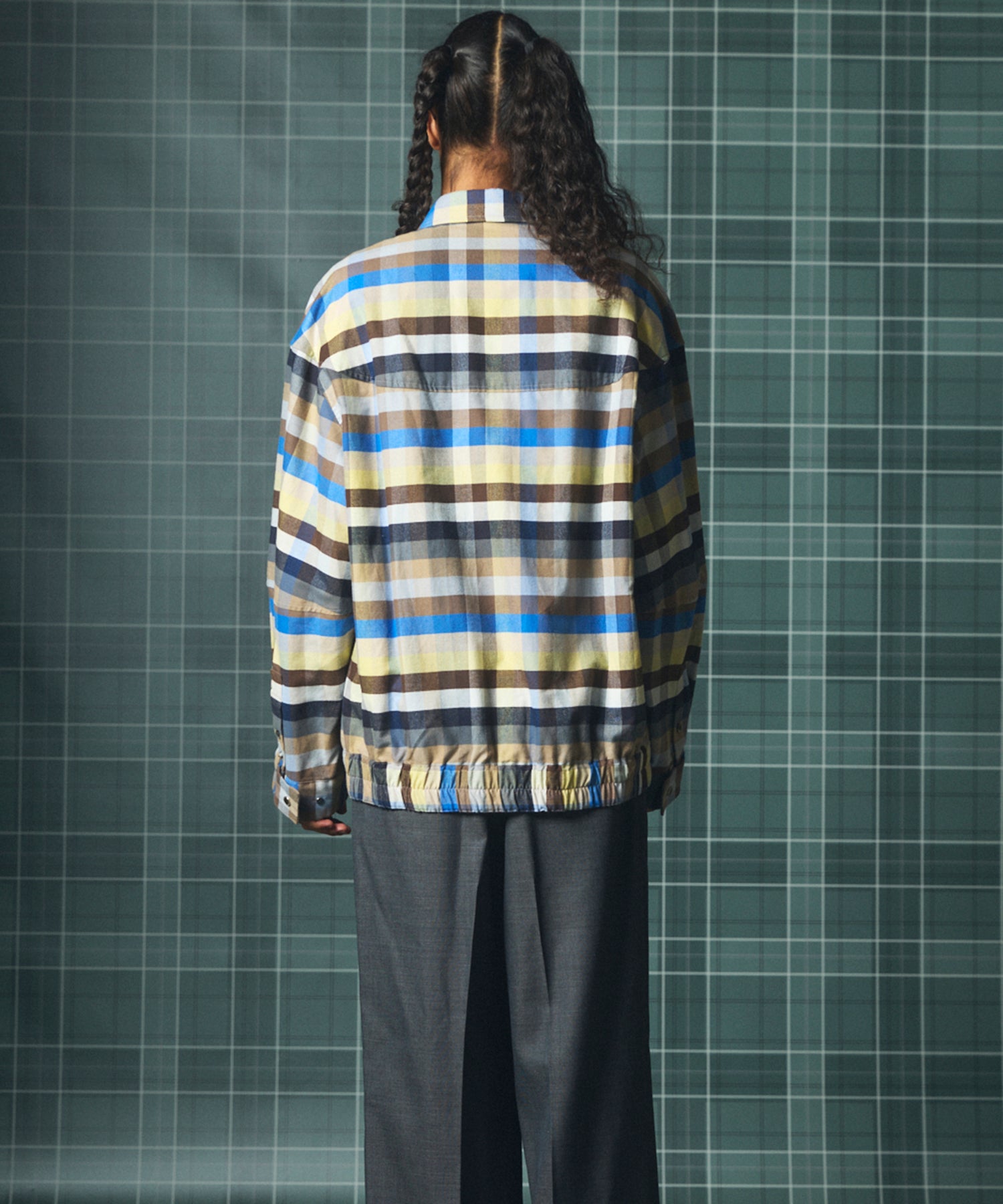 【Italian Dead Stock Fabric】Prime-Over Regular Collar Long Sleeve Shirt