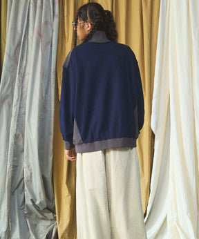 【26AW PRE-ORDER】カラースイッチングアクリルウールポンチプライムオーバーモックネックスウェット
