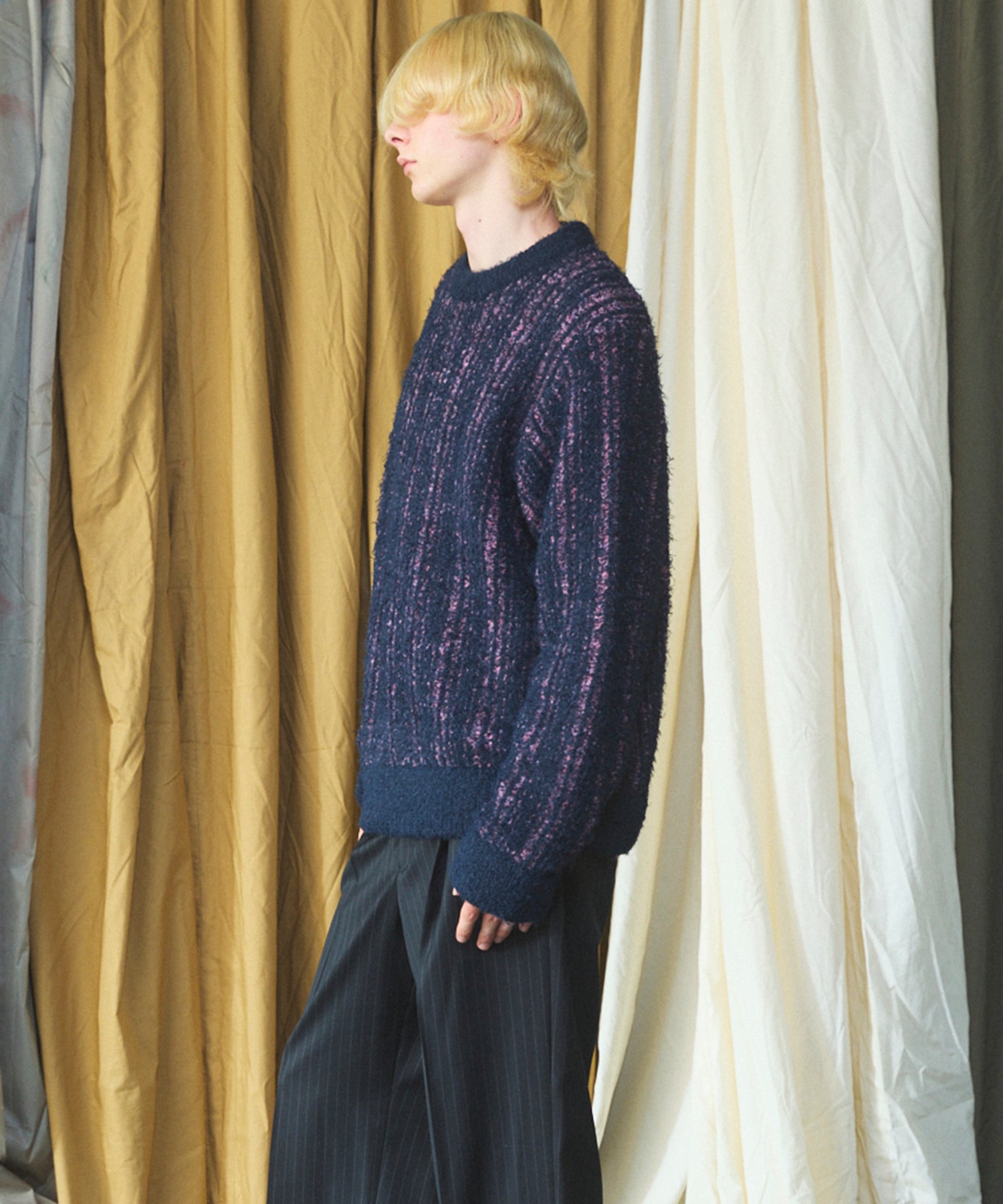 【26SS PRE-ORDER】Airy Striped Gabardine Prime-Over Short-sleeved Shirt