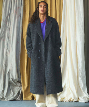 [26AW PRE-ORDER] [Italian dead stock fabric] Prime over regular collar shirt coat