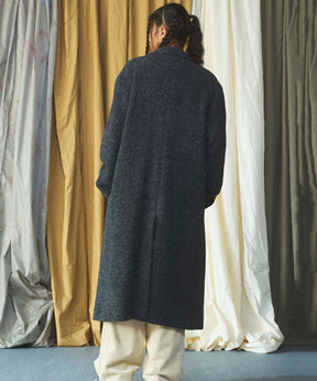 [26AW PRE-ORDER] [Italian dead stock fabric] Prime over regular collar shirt coat