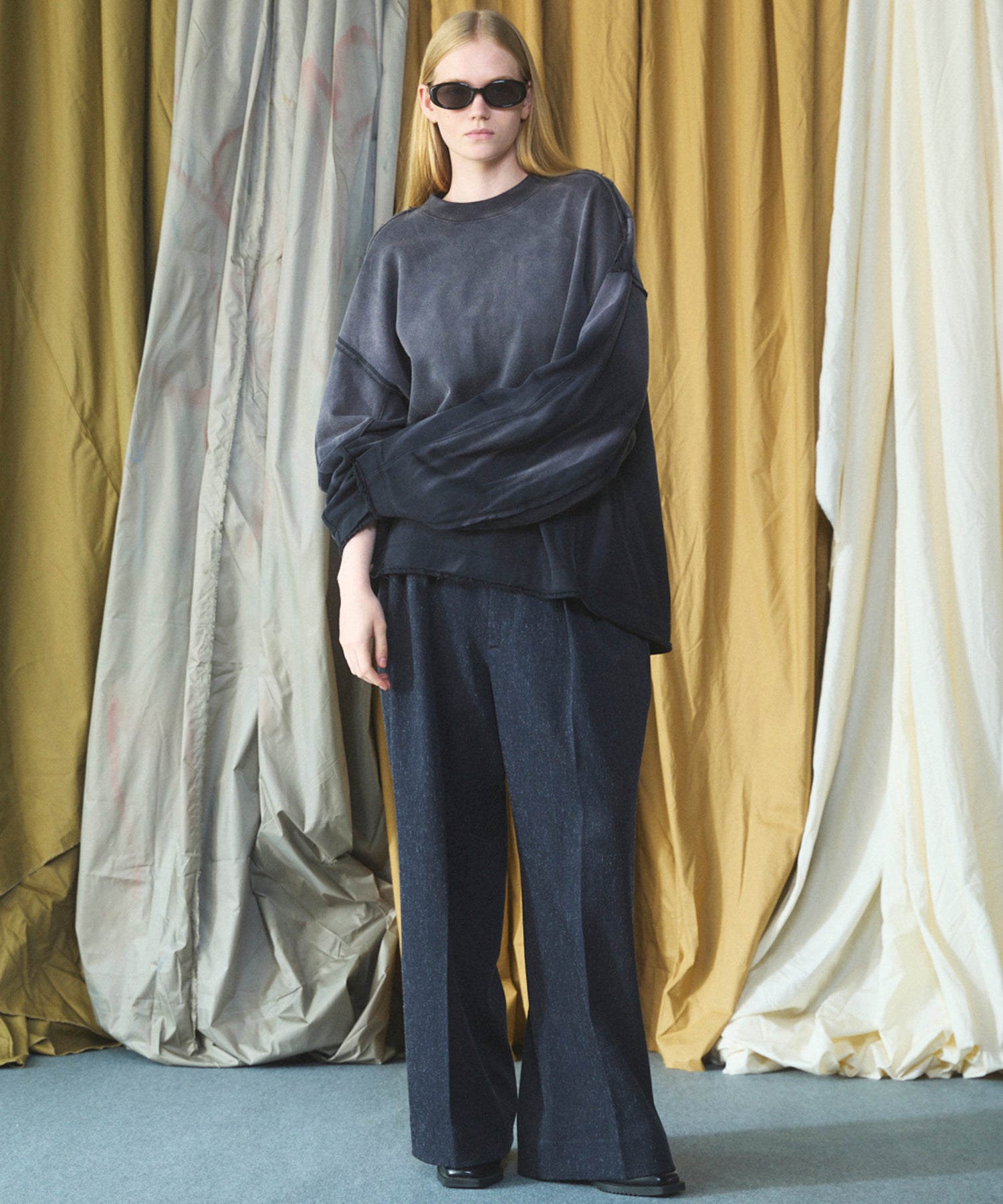 【26AW PRE-ORDER】부처 패브릭 프라임 와이드 원탁스 럭스