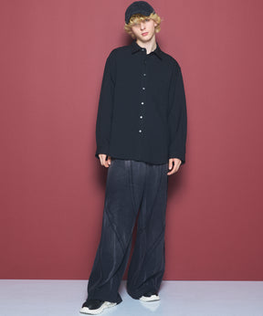 【26AW PRE-ORDER】페이드 인 사이드 아웃 프라임 와이드 3D 전환 스웨트 팬츠