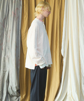 【26AW PRE-ORDER】コットンバルファレースプライムオーバーヘンリーネックロングスリーブニットTシャツ