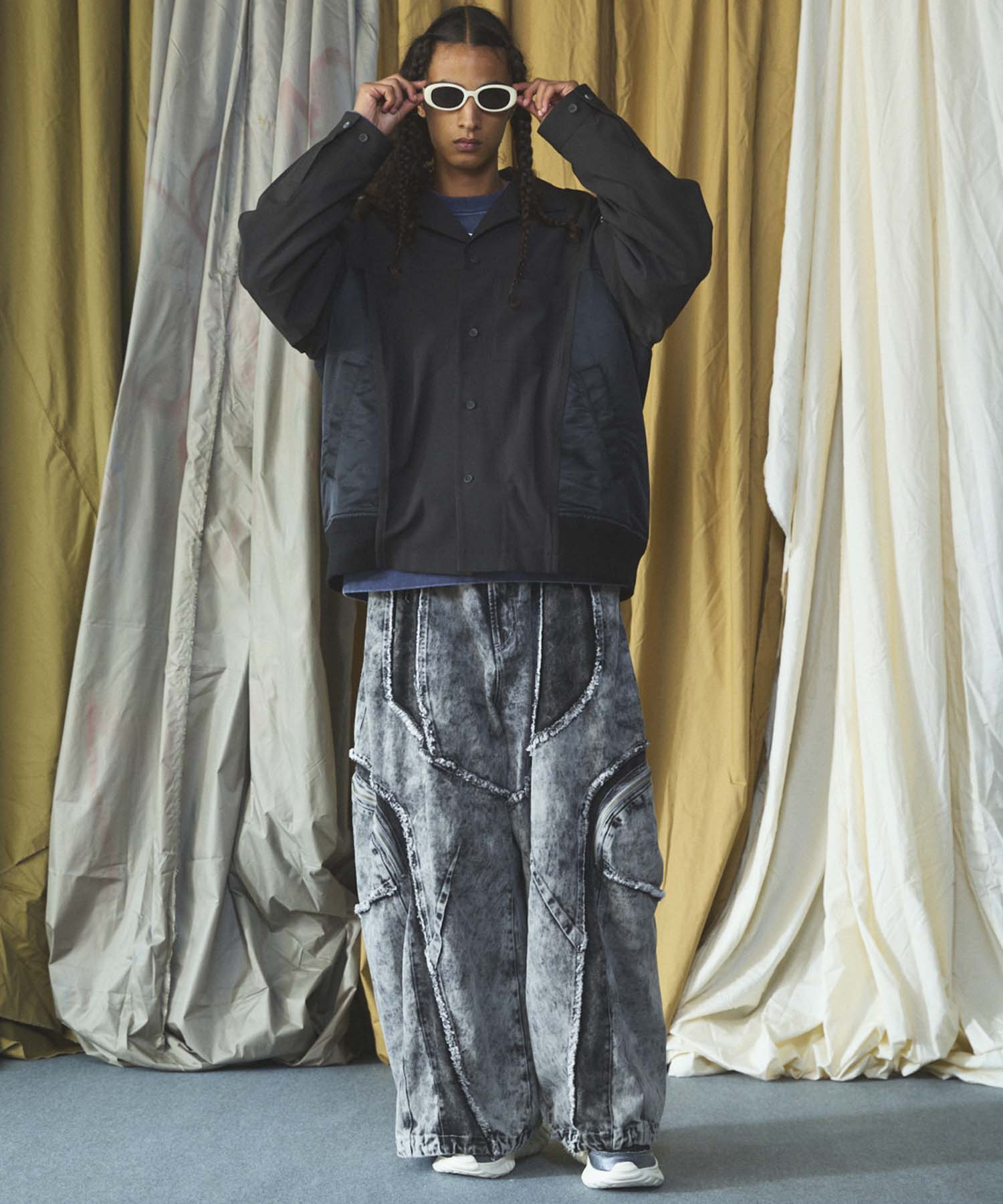 【26AW PRE-ORDER】MA-1ドッキングプライムオーバーロングスリーブシャツ