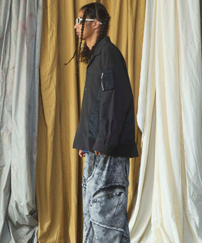 【26AW PRE-ORDER】MA-1ドッキングプライムオーバーロングスリーブシャツ
