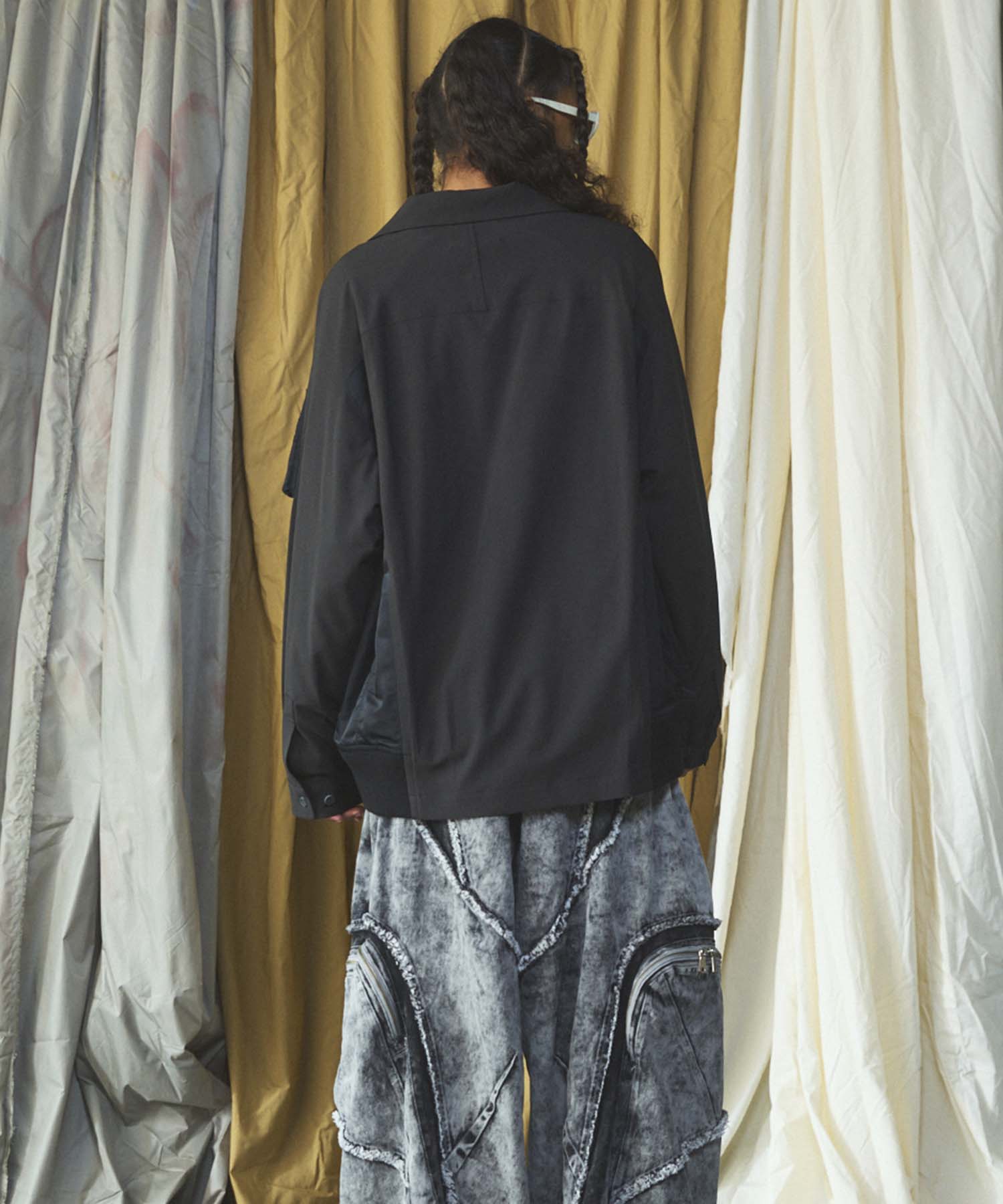 【26AW PRE-ORDER】MA-1ドッキングプライムオーバーロングスリーブシャツ