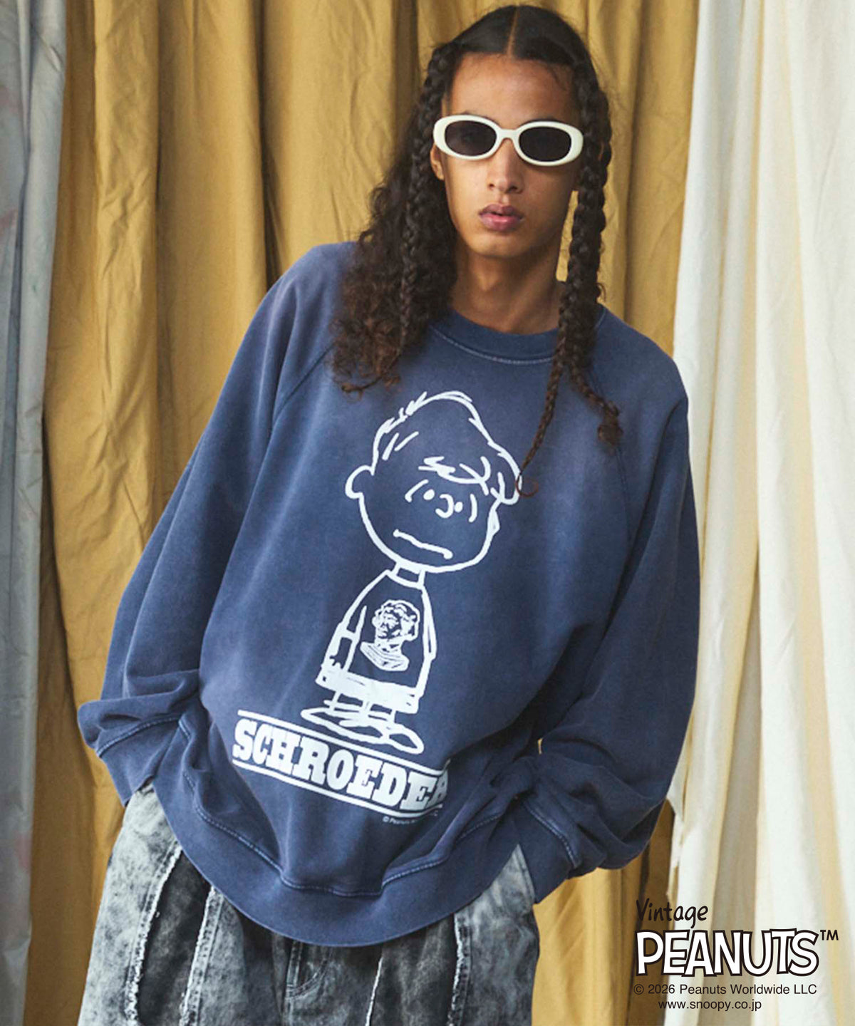 【26AW PRE-ORDER】「PEANUTS」- TODAY -프라임 오버 크루넥 스웨트
