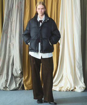 Wide-Wale Corduroy One-Tuck Pants