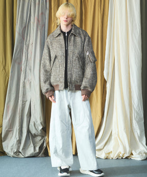 Three-Dimensional Cutting Denim Pants