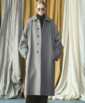 【26AW PRE-ORDER】【Italian Dead Stock Fabric】プライムオーバーステンカラーコート
