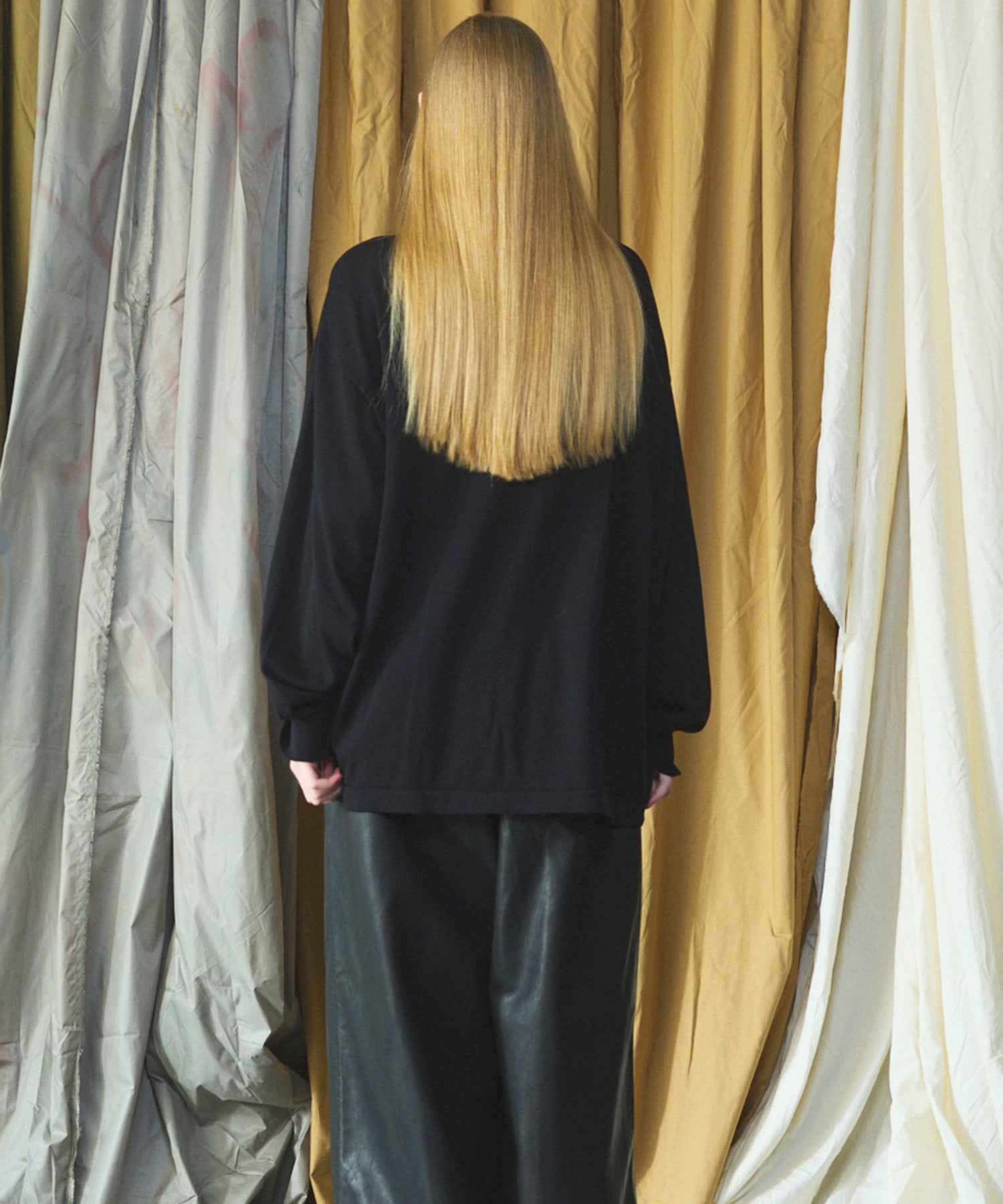 Airy Striped Gabardine Prime-Over Short-sleeved Shirt