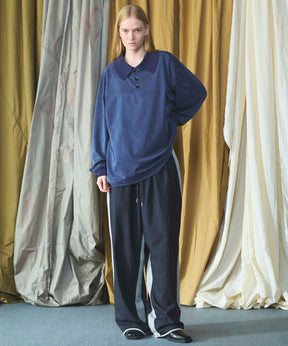 【26AW PRE-ORDER】フィブリルキュプラプライムオーバーロングスリーブポロシャツ