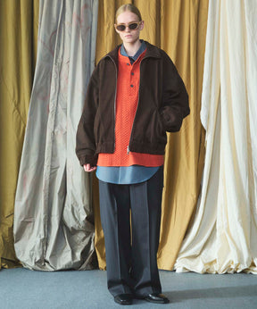 【26AW PRE-ORDER】コットンバルファレースプライムオーバーヘンリーネックロングスリーブニットTシャツ