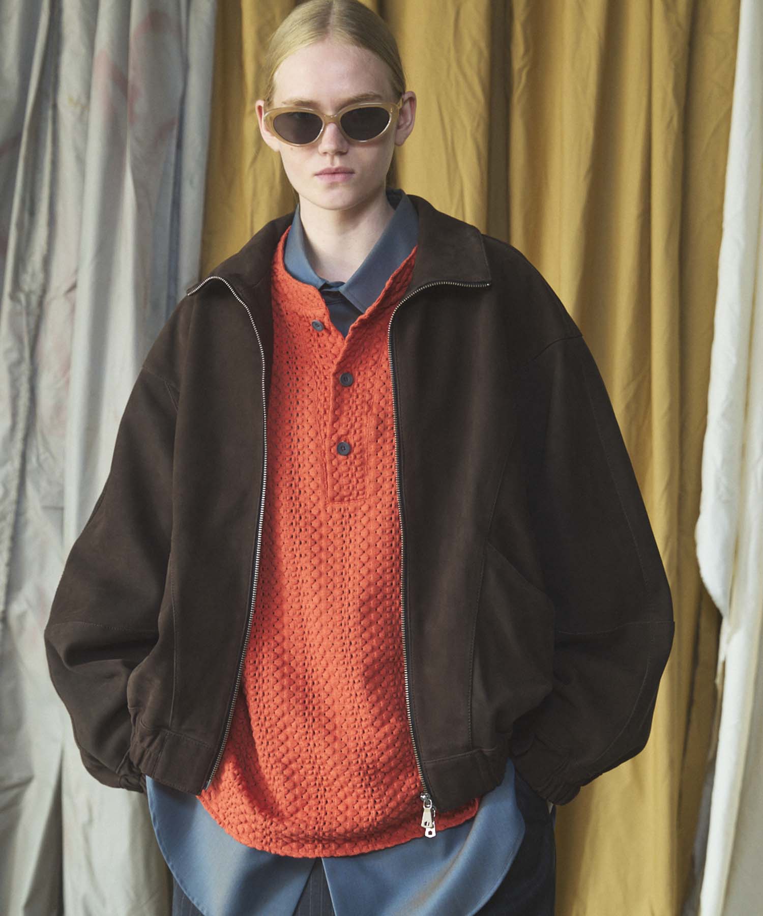 Dress-Fit Sheep Leather Double Rider Jacket