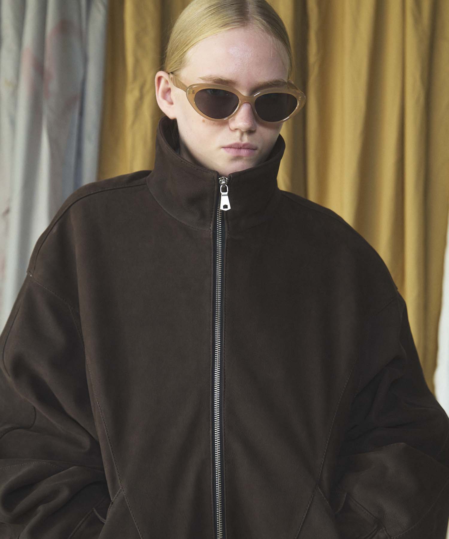 Dress-Fit Sheep Leather Double Rider Jacket