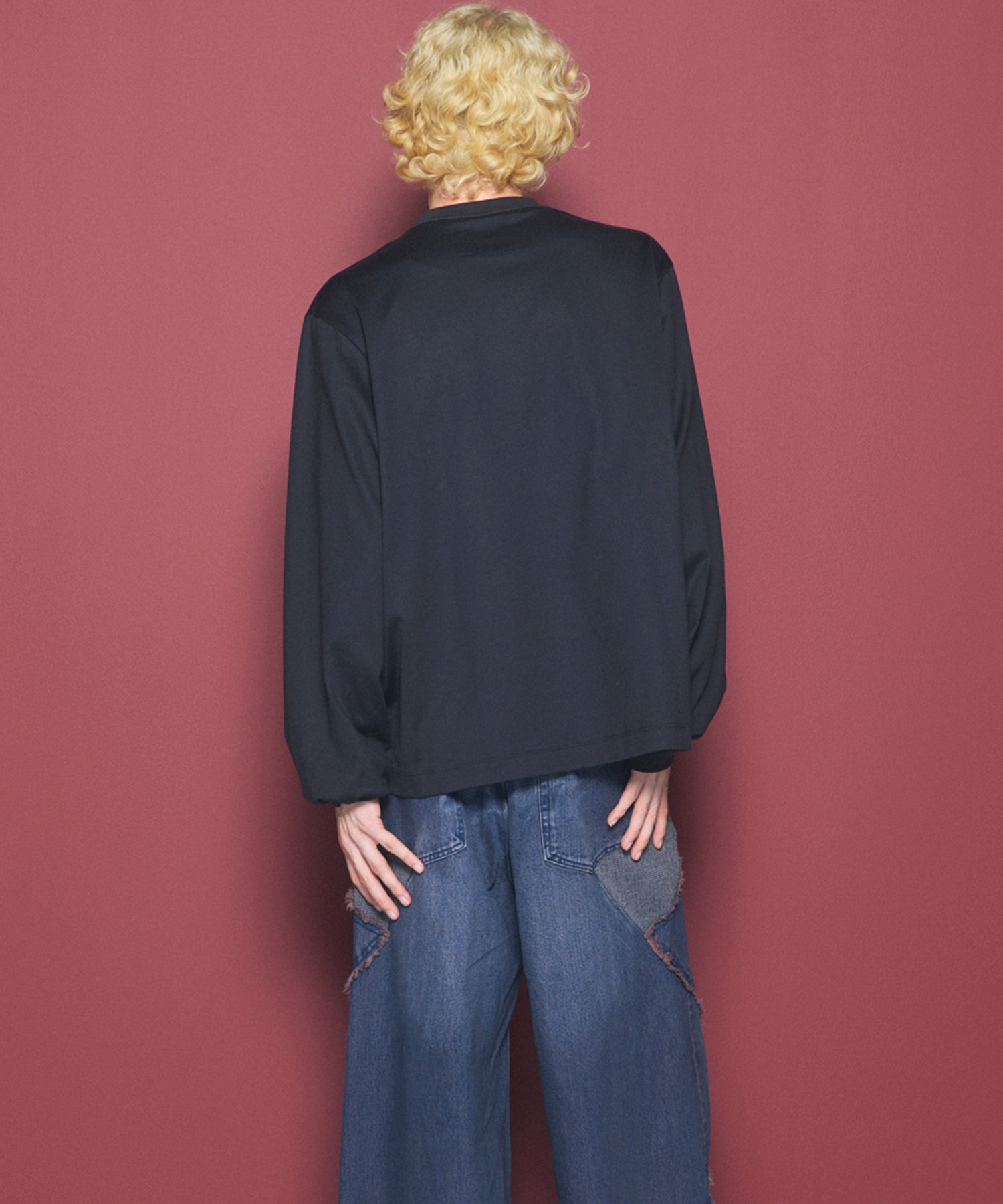 Airy Striped Gabardine Prime-Over Short-sleeved Shirt