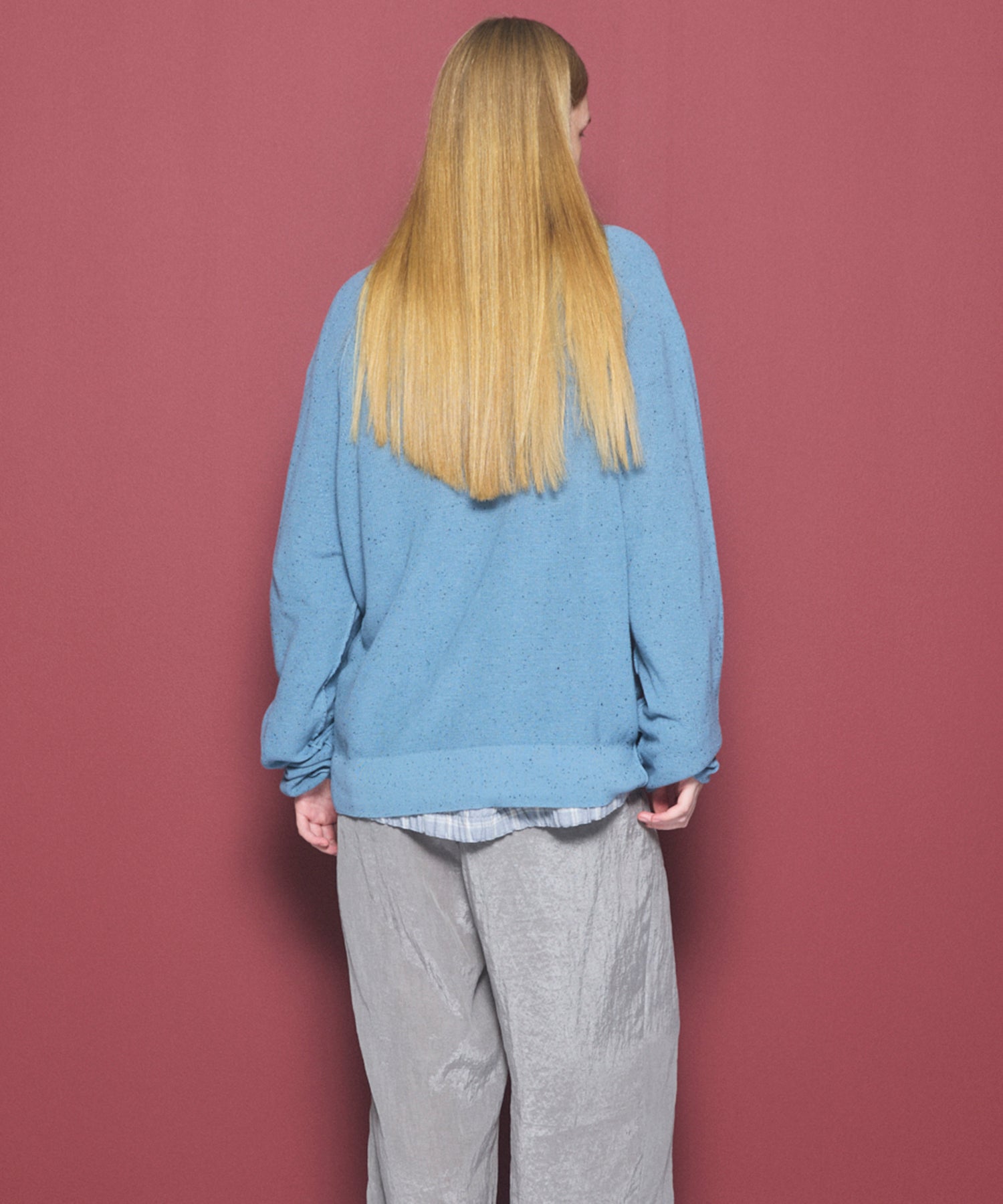 Airy Striped Gabardine Prime-Over Short-sleeved Shirt