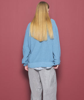 Airy Striped Gabardine Prime-Over Short-sleeved Shirt