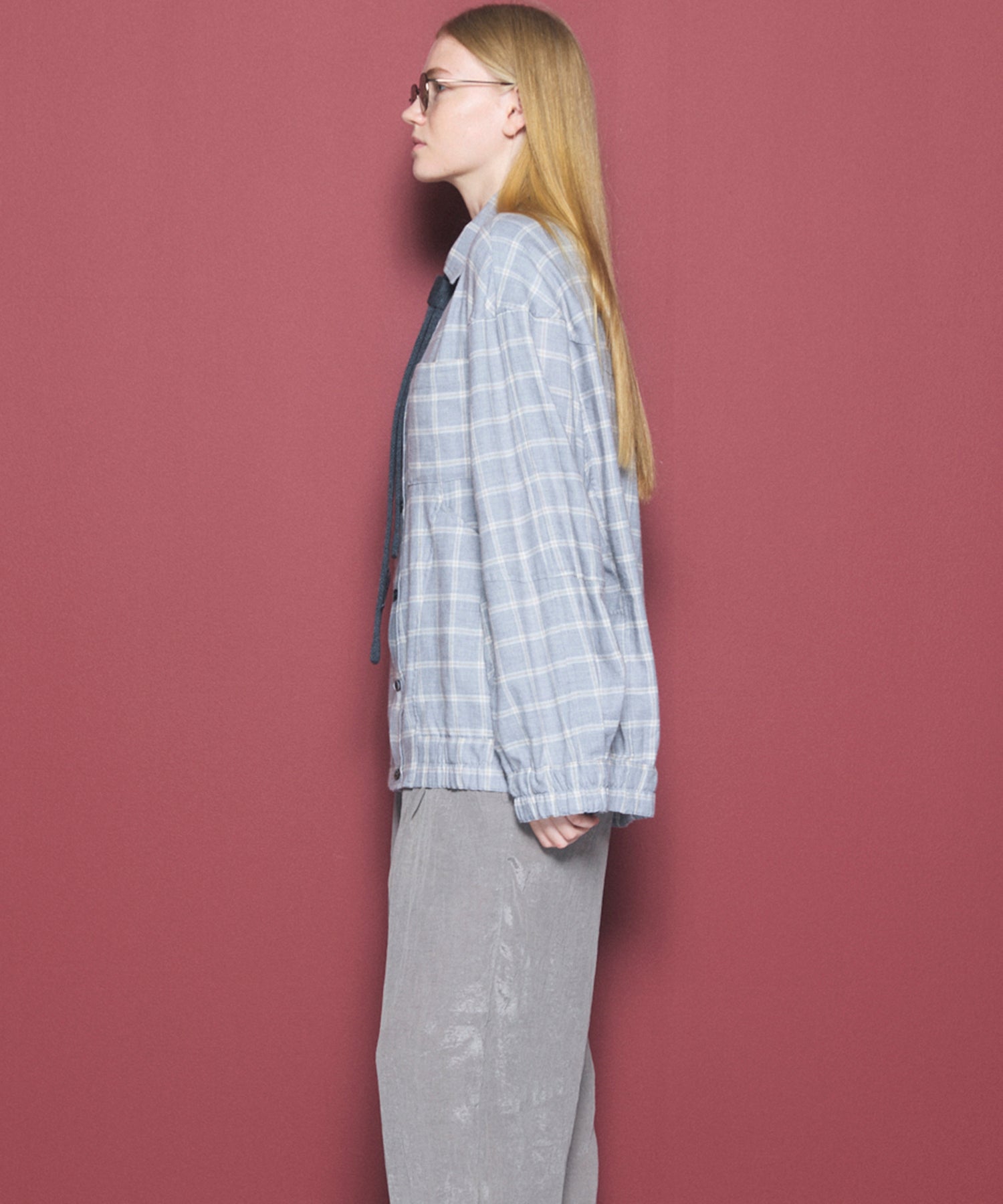 【Italian Dead Stock Fabric】Prime-Over Regular Collar Long Sleeve Shirt