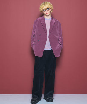 Wide-Wale Corduroy One-Tuck Pants